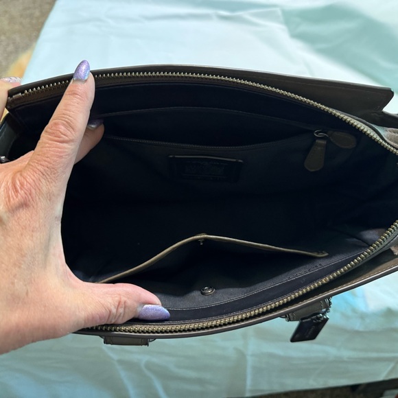 Coach Dark Brown Leather Bag